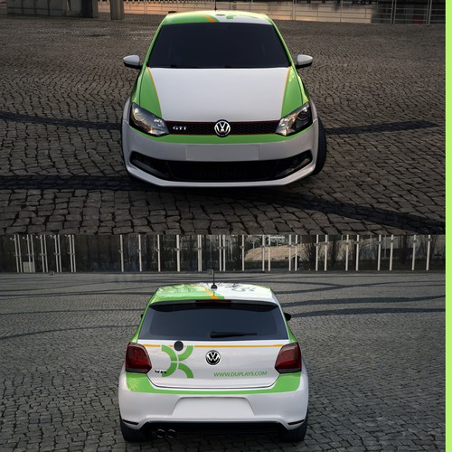 Design the car wrapping for DUPLAYS, a Dubai-based sports company