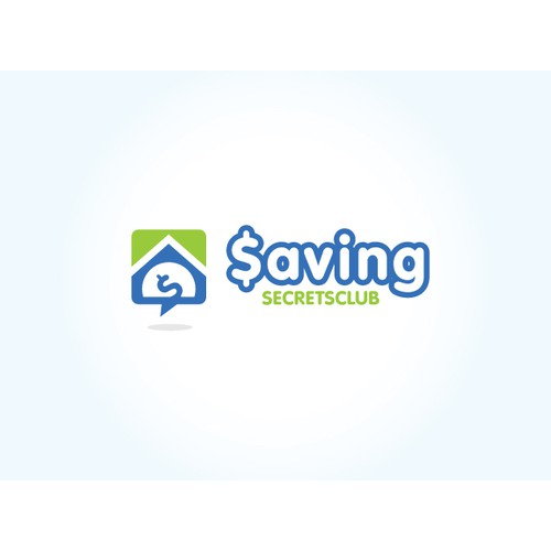 Web 2.0 Style Logo For A Money Saving Website