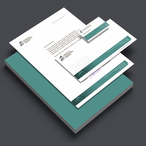 Concept letterhead & envelop