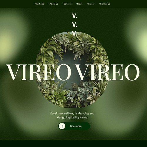 VIREO/Corporate website design(Main page)