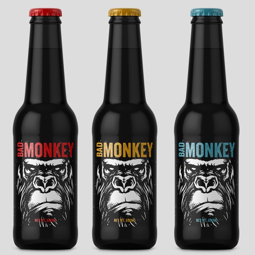 Bad Monkey | Glass Bottle Design