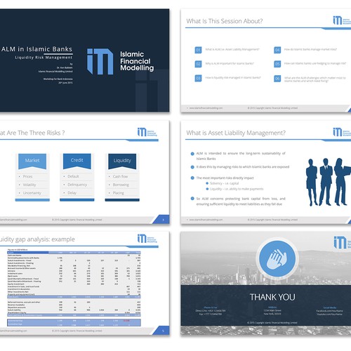 presentation template for a unique educational business