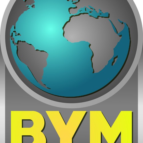 Logo for "BYM" a WORLD WIDE TV SHOW about helping people!