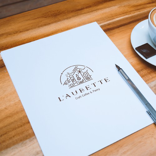 L'aubette Logo Design