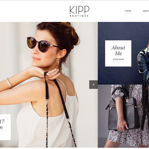 Kipp Boutique High End Fashion Label Website