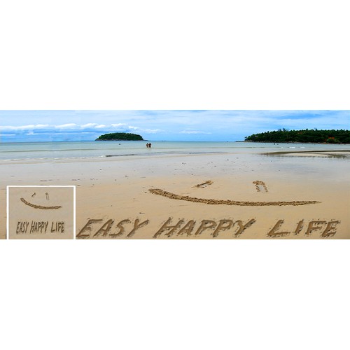 Facebook Cover for "Easy, Happy Life" (easy, detailed brief)