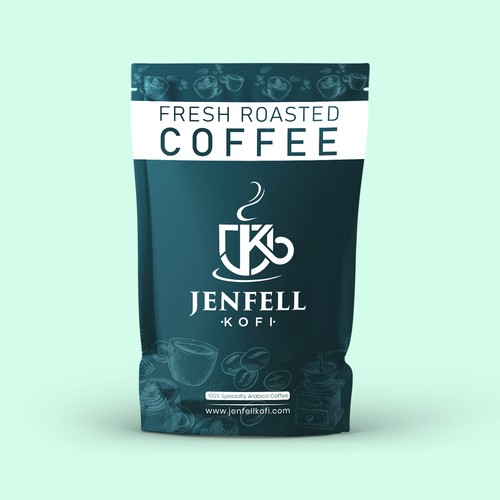 Stand up pouch label design