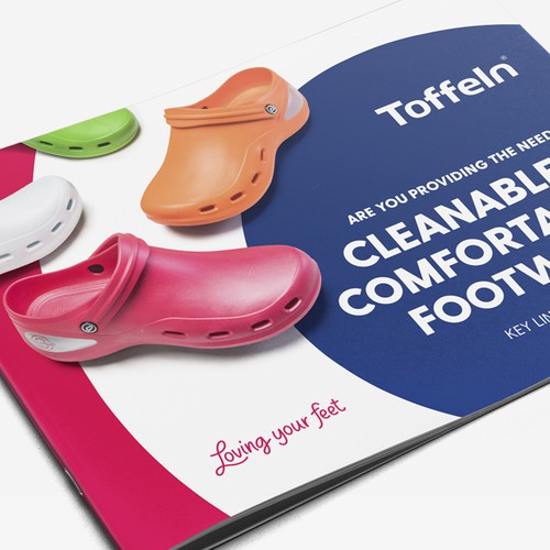 Covers and Intro pages for Toffeln footwear 2020 Catalog