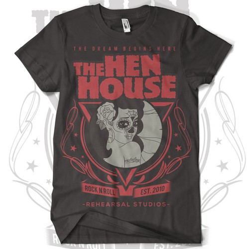 Create a Killer Rock n Roll T-Shirt For The Hen House!