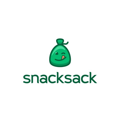 Logo concept for fun healthy snacks