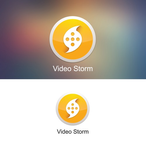 Logo concept for Video Storm app