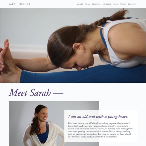 Sarah Fischer Coaching & Yoga