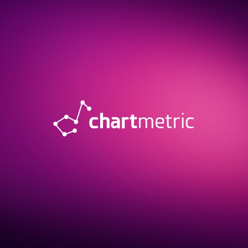Modern elegant logo for chartmetric 