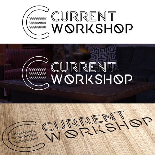 Logo for a modern costum wood furniture company