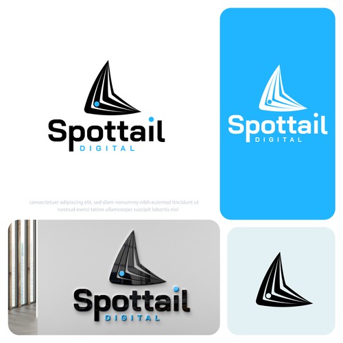 Ad agency service Company logo. 