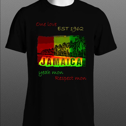DESIGN TSHIRTS & EARN EXCELLENT BUCKS. (JAMAICA - YEA MON, NO PROBLEM,  RESPECT MON, ONE LOVE)