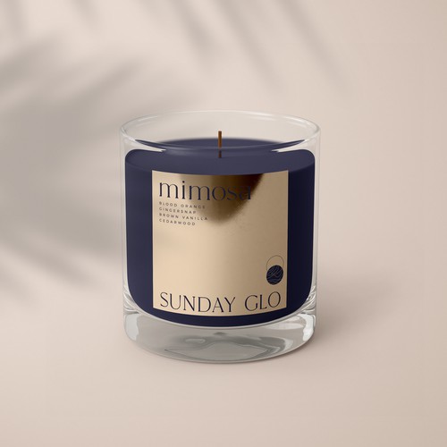 Luxury candle packaging design