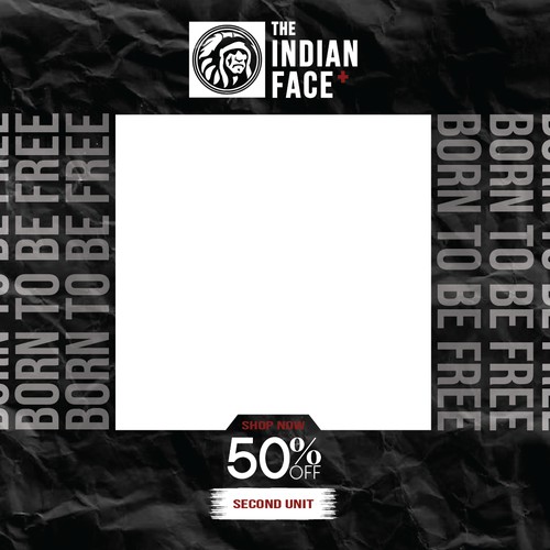 The Indian Face social media banner design 2