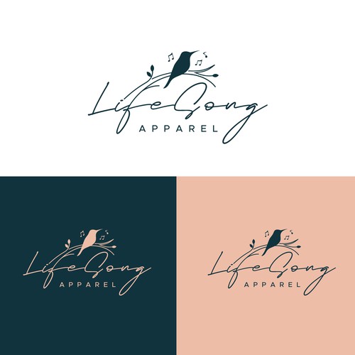 Simple and elegant logo for apparel