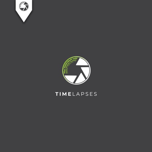 Simple, modern timelapse logo