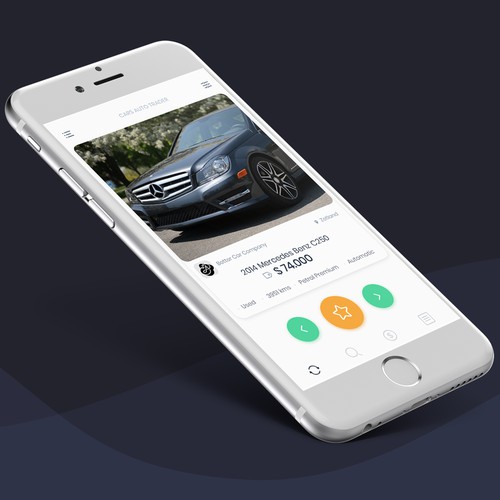 Innovative automotive app needs a sleek look and feel