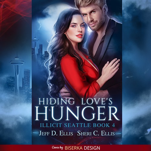 𝙃𝙞𝙙𝙞𝙣𝙜 𝙇𝙤𝙫𝙚’𝙨 𝙃𝙪𝙣𝙜𝙚𝙧 - cover by Biserka Design