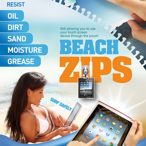 beachzips needs a new product packaging