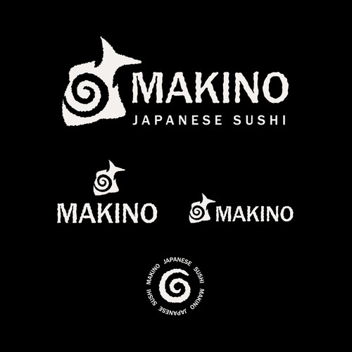 MAKINO Japanese Sushi Logo Concept