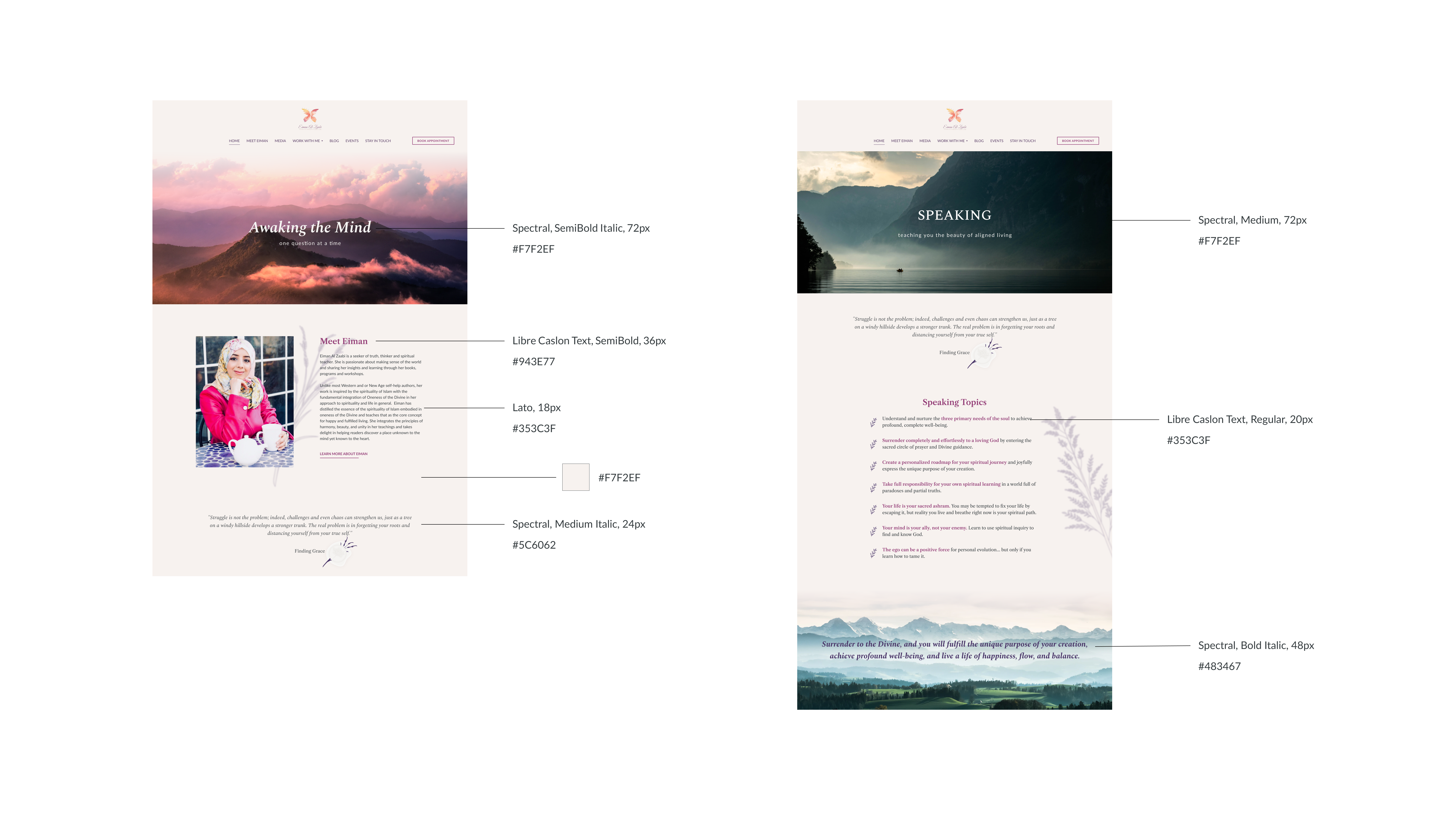Personal Website Rebranding and Design