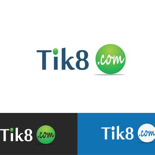 Create an innovative logo for ticket sale website Tik8.com