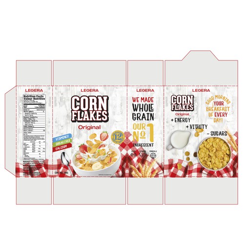 BOX DESIGN CORN FLAKES