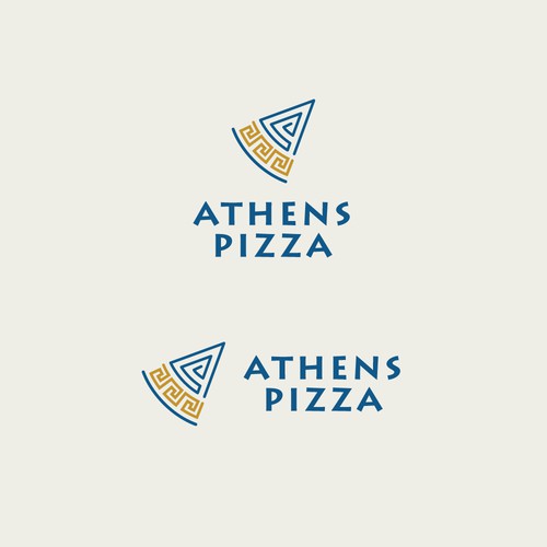 Logo concept for Athens Pizza