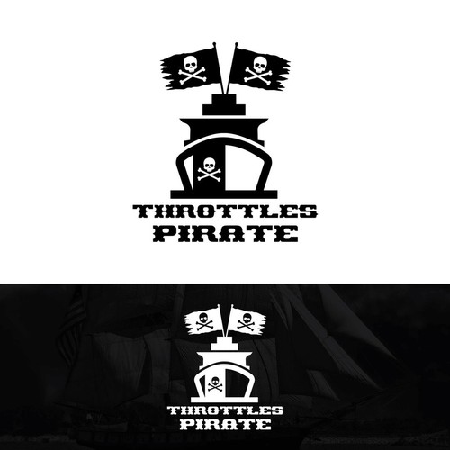Throttles Pirate Logo