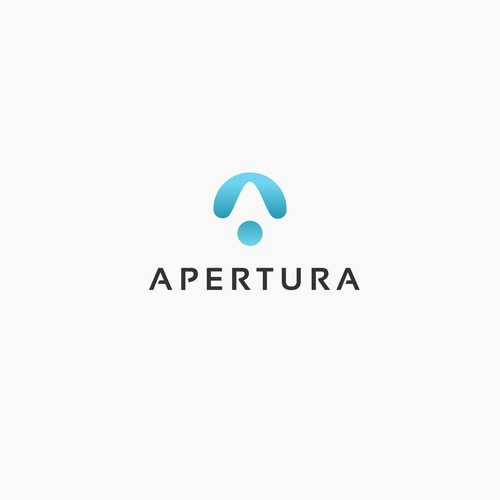 Blue Gradient Logo for Apertura