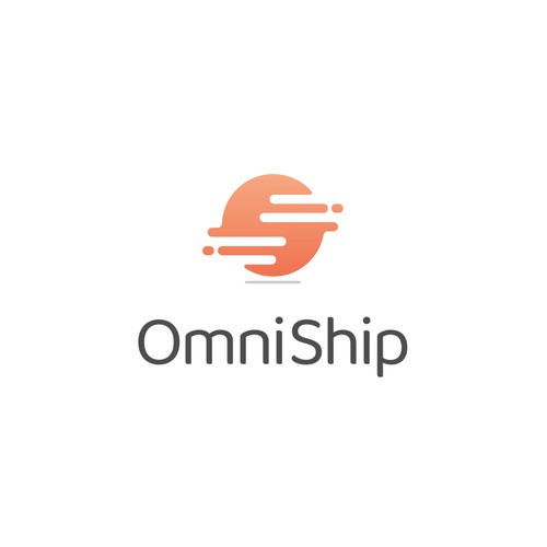 Logo design for a global shipping company. 
