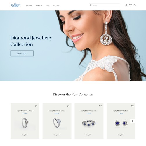 Diamond Jewelery Website