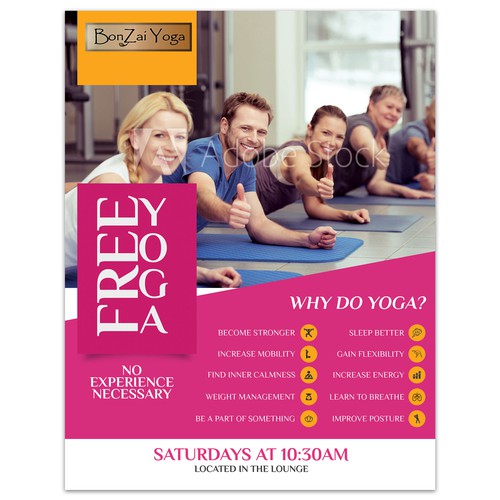 yoga flyer