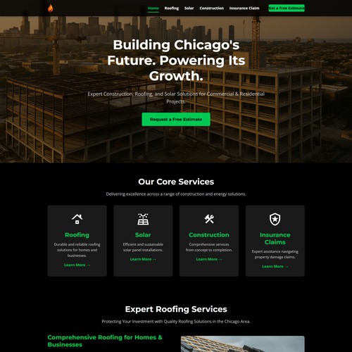 Landing page