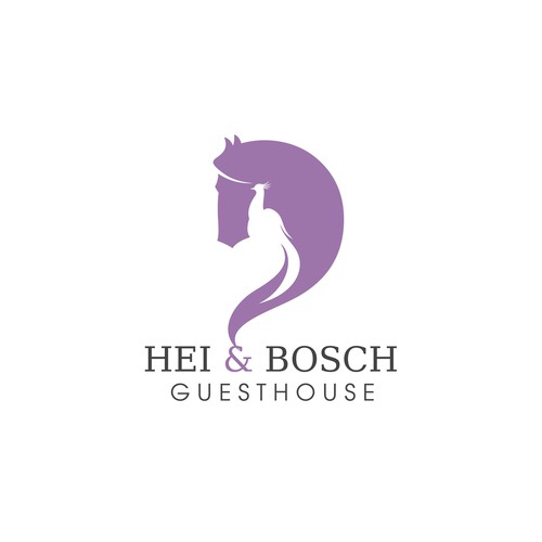 Logo design for a B&B for nature and horse lovers