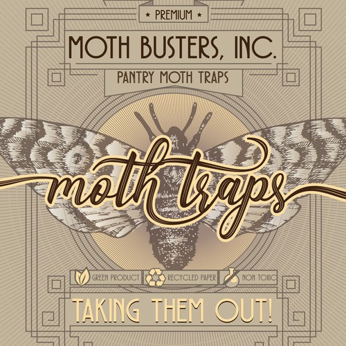 Moth traps packaging