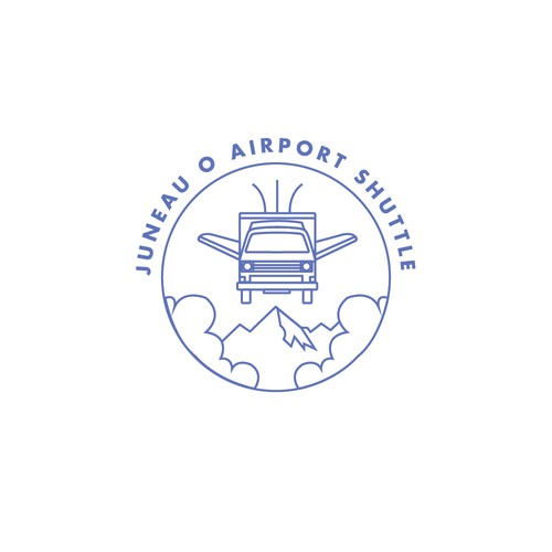 Logo design for an airport shuttle company