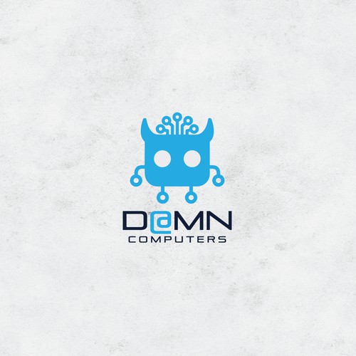 logo for D@MN computers 