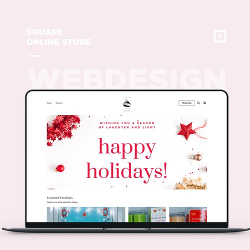 Christmas Retail ordering website. Based on the Square Online Store platform.