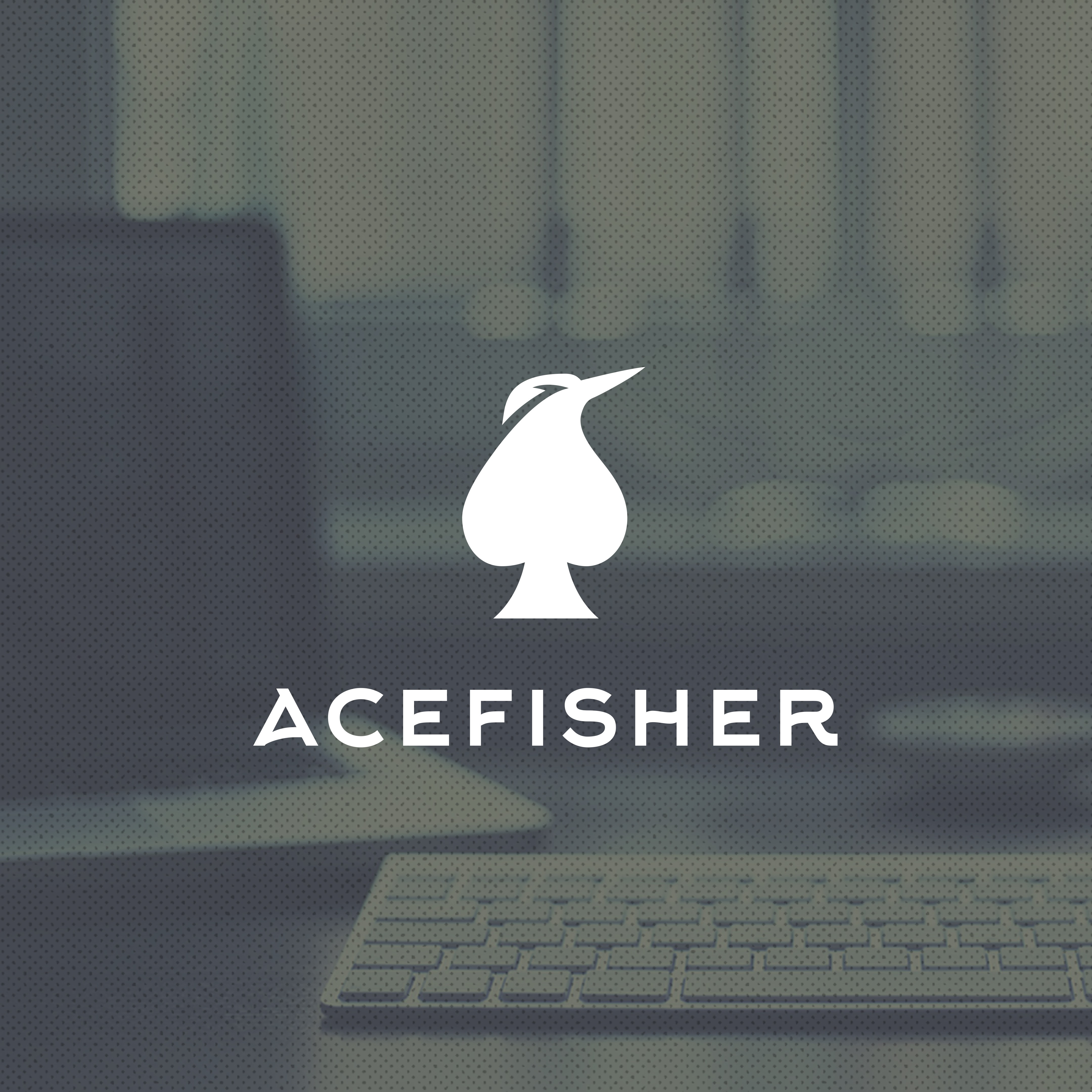 数字营销机构AceFisher创建一个标志