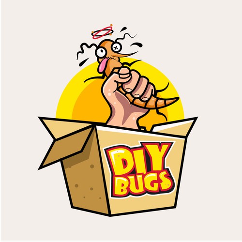 Logo concept for DIY Bugs Pest control