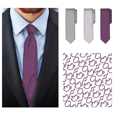 Designer Men's Necktie/Fabric Pattern