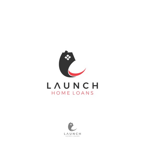 Fun logo for Launch Home Loans