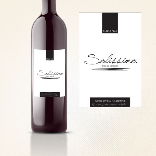Create a Wine label for new Brand in Switzerland!