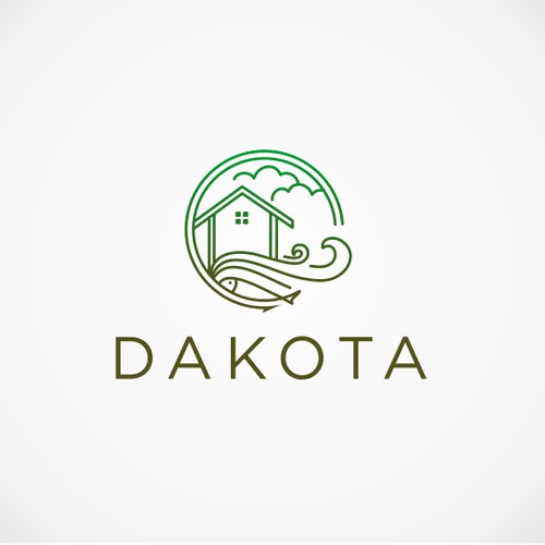 bold logo concept for Dakota