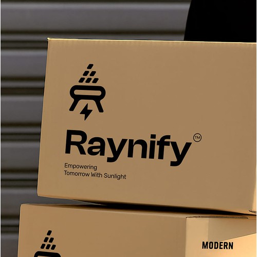 Raynify ⚡ Logo Mark And Branding Design For Solar Energy Company